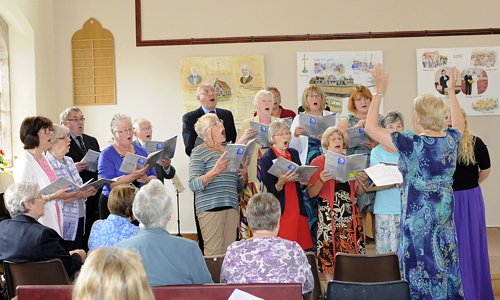 Upton Methodist Church 150th Anniversary choir